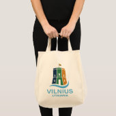 Tote Bag Vilnius Lituanie (Devant (produit))