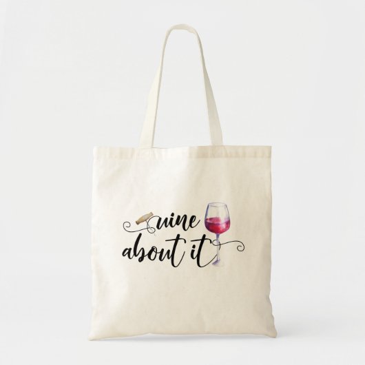 Tote Bag Vin À propos (Devant)