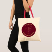 Tote Bag Vin Bachelorette Bourgogne Vino Avant Vows (Devant (produit))