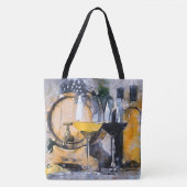 Tote Bag Vin et fromage (Devant)