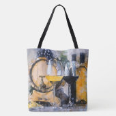 Tote Bag Vin et fromage (Dos)