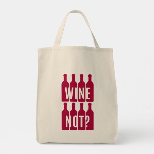 Tote Bag Vin non (Dos)