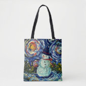 Tote Bag Vincent le Snowman Fourre-tout (Devant)