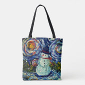 Tote Bag Vincent le Snowman Fourre-tout (Dos)