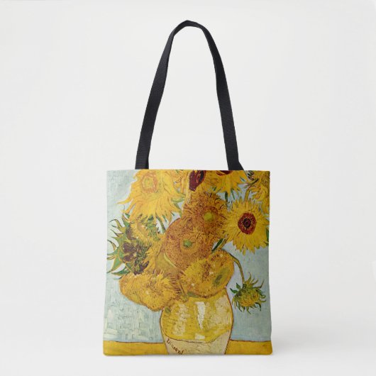 Tote Bag Vincent Van Gogh 12 Tournesols Impressionniste (Devant)