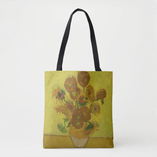 Tote Bag Vincent Van Gogh 15 Peinture de tournesols (Devant)