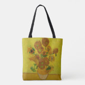 Tote Bag Vincent Van Gogh 15 Peinture de tournesols (Dos)