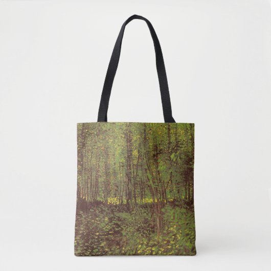 Tote Bag Vincent van Gogh - Arbres et sous-bois (Devant)