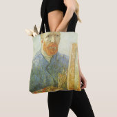 Tote Bag Vincent van Gogh - Autoportrait devant un chevalet (De près)