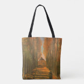 Tote Bag Vincent van Gogh - Avenue des peupliers à l'automn (Dos)