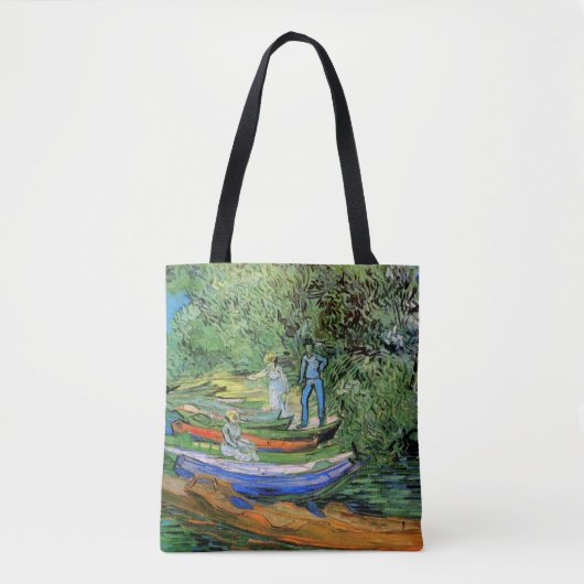 Tote Bag Vincent van Gogh - Banque de l'Oise à Auvers (Devant)