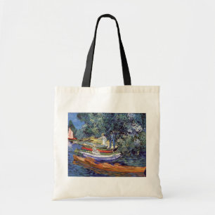 Tote Bag Vincent Van Gogh - Bateaux à rames sur les rives d