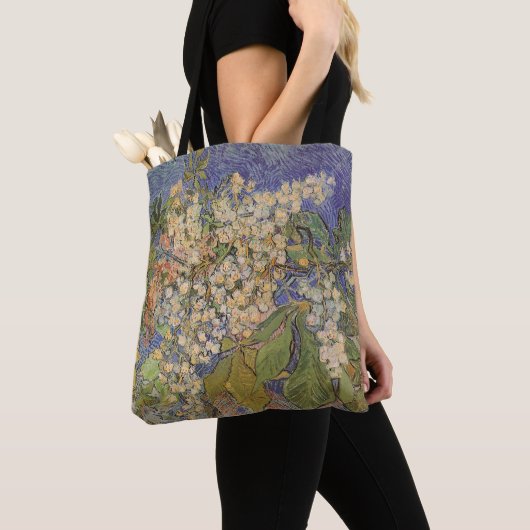 Tote Bag Vincent van Gogh - Branches de châtaigniers en fle (De près)