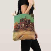 Tote Bag Vincent van Gogh - Campement de Gitans Caravanes (De près)