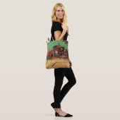 Tote Bag Vincent van Gogh - Campement de Gitans Caravanes (Sur le modèle)