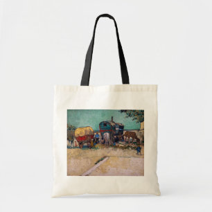 Tote Bag Vincent Van Gogh - Caravanes, Camp de Tziganes prè