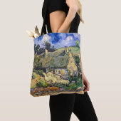 Tote Bag Vincent Van Gogh - Chalets de chaume à Cordeville (De près)
