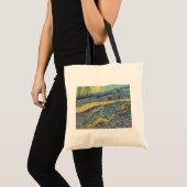 Tote Bag Vincent van Gogh - Champ avec des agriculteurs lab (Devant (produit))