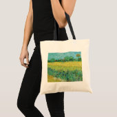 Tote Bag Vincent van Gogh - Champ avec Iris près d'Arles (Devant (produit))