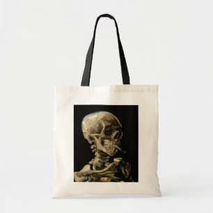 Tote Bag Vincent van Gogh - Crâne avec cigarette allumée