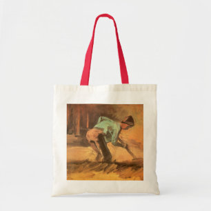 Tote Bag Vincent van Gogh - Homme penché avec un bâton ou u