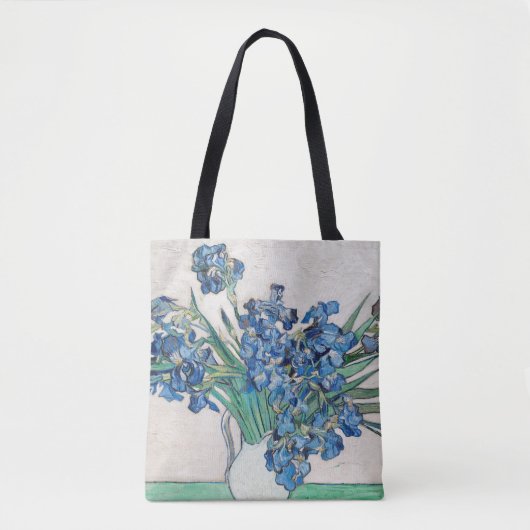 Tote Bag Vincent Van Gogh. Irises. Impressionnisme floral (Devant)