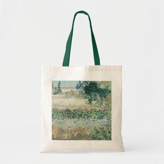 Tote Bag Vincent van Gogh | Jardin à Bloom, Arles, 1888 (Devant)