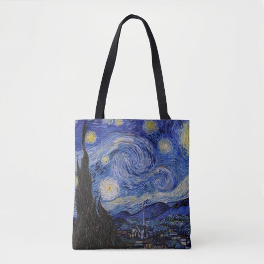 Tote Bag Vincent Van Gogh - La nuit étoilée (Devant)