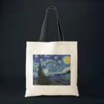 Tote Bag Vincent van Gogh | La Nuit étoilée, juin 1889<br><div class="desc">The Starry Night,  juin 1889 (huile sur toile),  Gogh,  Vincent van (1853-90) / Museum of Modern Art,  New York,  USA / The Bridgeman Art Library | Numéro de collection d'images : XOS702746</div>