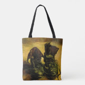 Tote Bag Vincent van Gogh - La vie morte avec une paire de  (Dos)