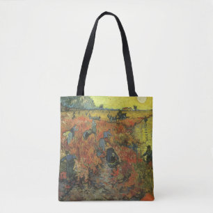 Tote Bag Vincent van Gogh - La Vigne rouge