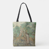 Tote Bag Vincent van Gogh | le verger olive (Dos)