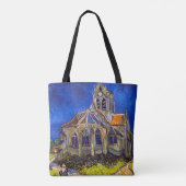 Tote Bag Vincent van Gogh - L'église d'Auvers (Dos)