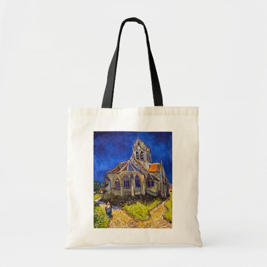 Tote Bag Vincent van Gogh - L'église d'Auvers (Devant)