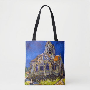 Tote Bag Vincent van Gogh - L'église d'Auvers-sur-Oise