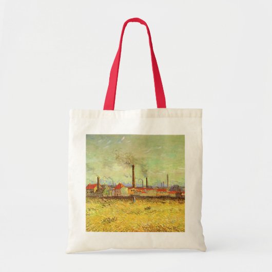 Tote Bag Vincent van Gogh - Les usines à Asnieres (Devant)