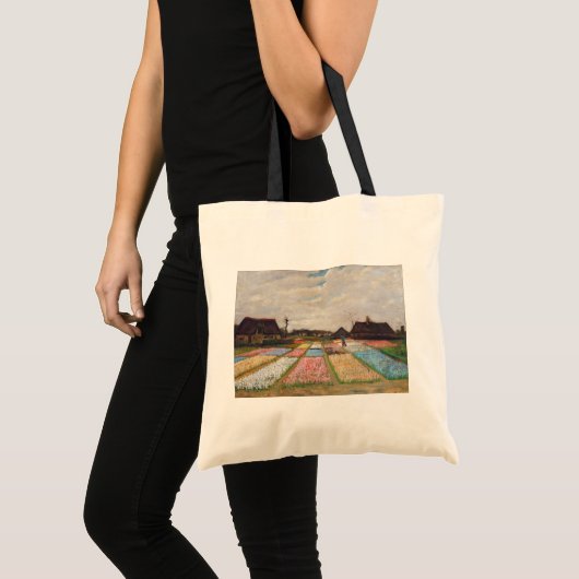 Tote Bag Vincent van Gogh - Lits à fleurs en Hollande (Devant (produit))