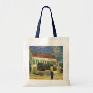 Tote Bag Vincent van Gogh - Maison Blanche à la nuit