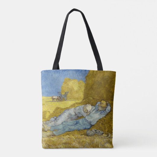 Tote Bag Vincent Van Gogh - Mion, Repos / Travail / Siesta (Dos)