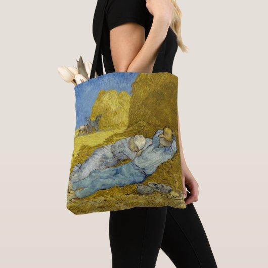 Tote Bag Vincent Van Gogh - Mion, Repos / Travail / Siesta (De près)