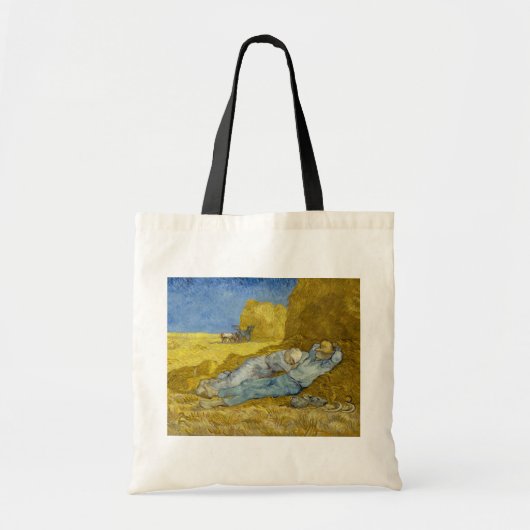 Tote Bag Vincent Van Gogh - Mion, Repos / Travail / Siesta (Devant)