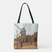 Tote Bag Vincent van Gogh - Moulin de la Galette, Windmill (Dos)