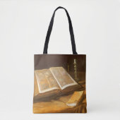Tote Bag Vincent van Gogh - Nature morte avec Bible (Devant)