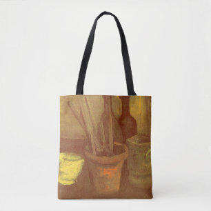Tote Bag Vincent van Gogh - Nature morte Pinceaux dans un p