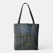 Tote Bag Vincent van Gogh - Nuit étoilée sur le Rhône (Dos)