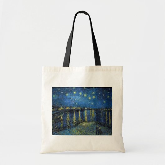 Tote Bag Vincent van Gogh - Nuit étoilée sur le Rhône (Devant)