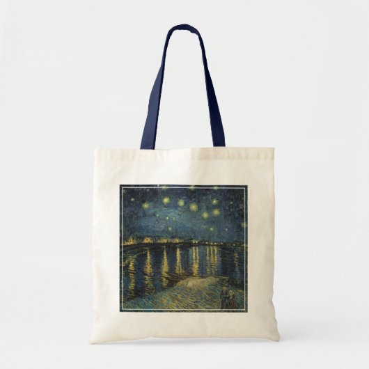 Tote Bag Vincent van Gogh | Nuit étoilée sur le Rhône (Devant)