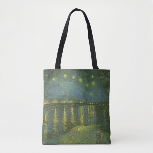 Tote Bag Vincent van Gogh - Nuit étoilée sur le Rhône (Devant)