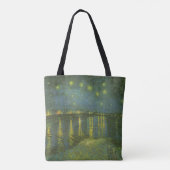 Tote Bag Vincent van Gogh - Nuit étoilée sur le Rhône (Dos)