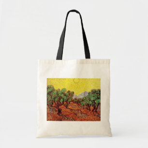 Tote Bag Vincent Van Gogh - Oliviers Au Ciel Jaune